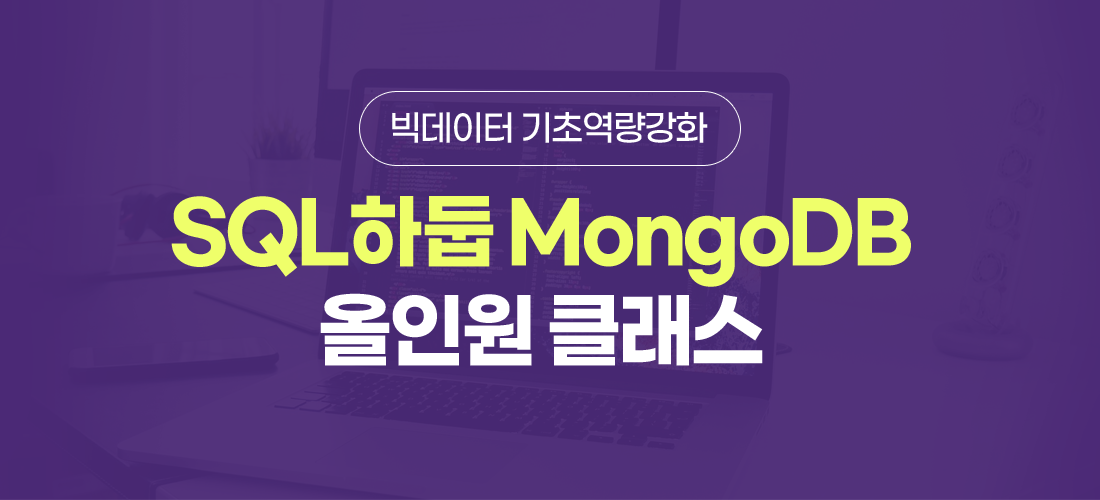 빅데이터 기초역량강화 - SQL 하둡 MongoDB 올인원 클래스